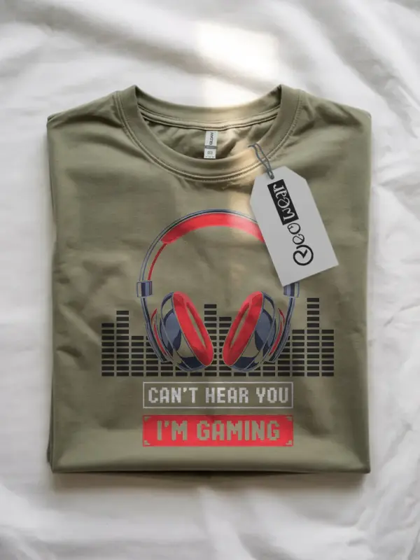can't hear you I'm gaming t-shirt
