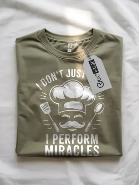 Funny Chef Miracles T-Shirt for Home Cooks - Image 10