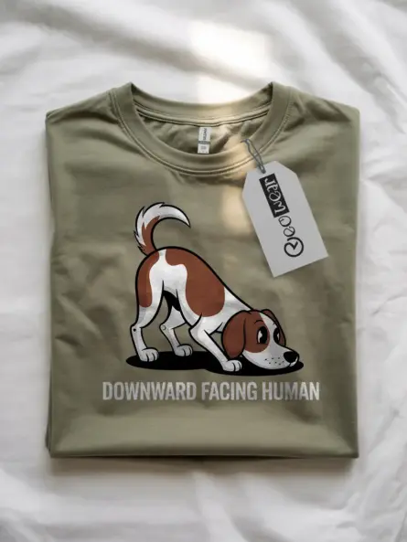 Hilarious Funny Dog Yoga T-Shirt for Pet Lovers - Image 4