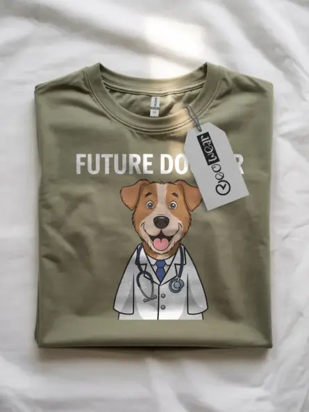 Future Dogtor T-Shirt for Vet Students & Pet Lovers - Image 4