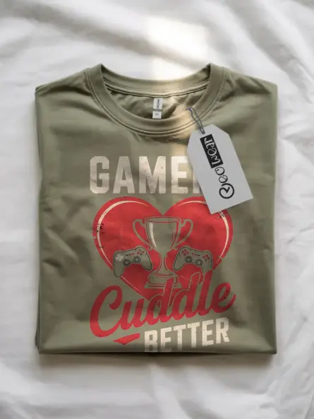 romantic gamer t-shirt