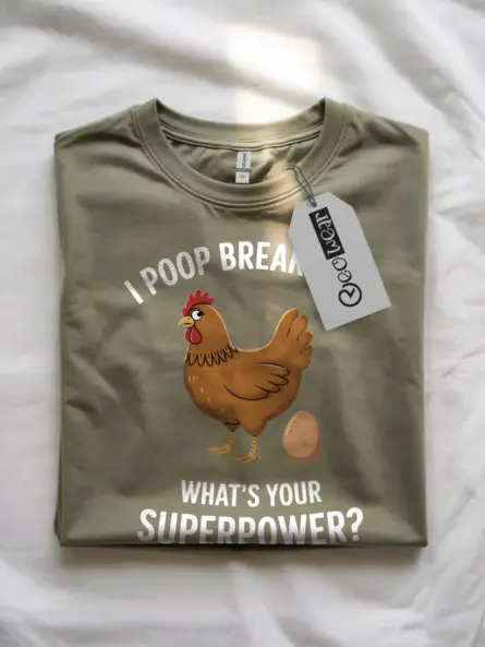 I Poop Breakfast Shirt – Funny Chicken Lover Tee for Backyard Farmers - Image 7
