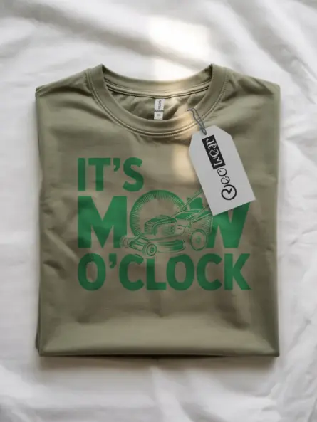 It's Mow O'Clock T-Shirt for Lawn Lovers - Image 7