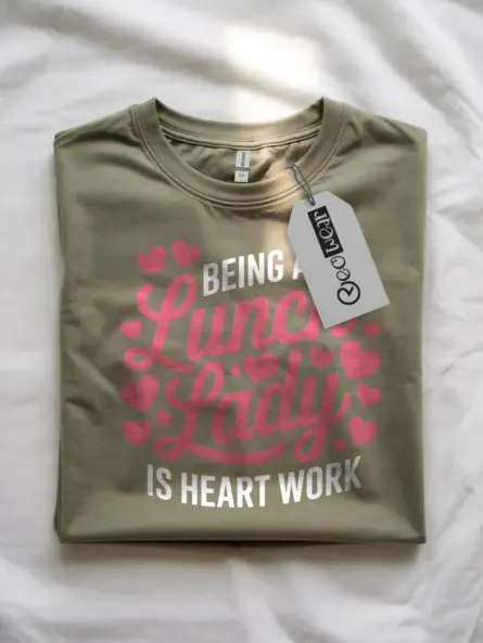 Lunch Lady Appreciation T-Shirt – Heart Work Graphic Tee - Image 10