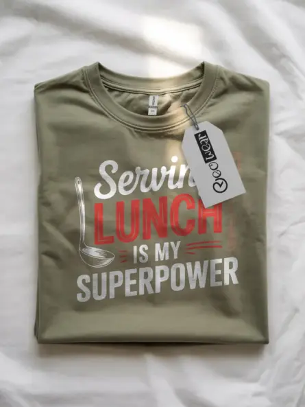 Lunch Lady Superpower T-Shirt for Cafeteria Staff - Image 7