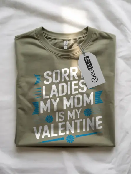 Cute & Funny "My Mom Is My Valentine" Shirt – Perfect School Party Tee - Image 7