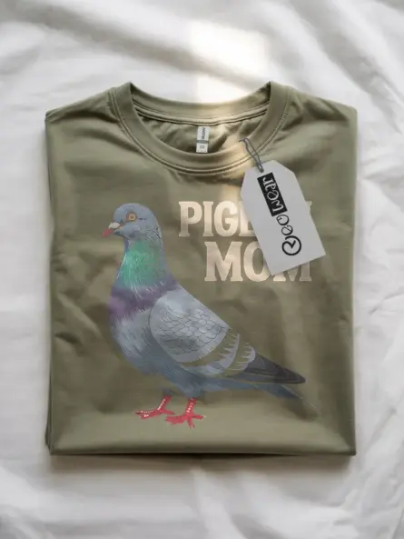 Adorable Pigeon Mom Shirt for Proud Bird Lovers - Image 7
