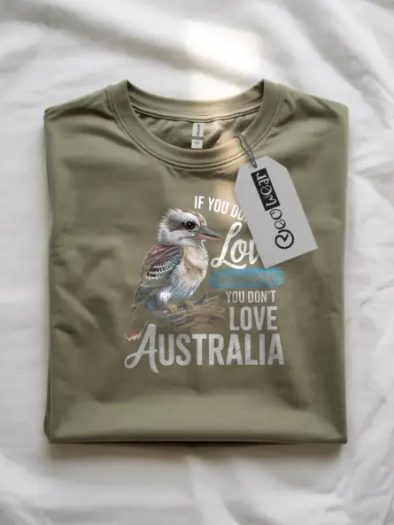 Vintage Kookaburra T-Shirt – Retro Australian Bird Tee for Nature Lovers - Image 4