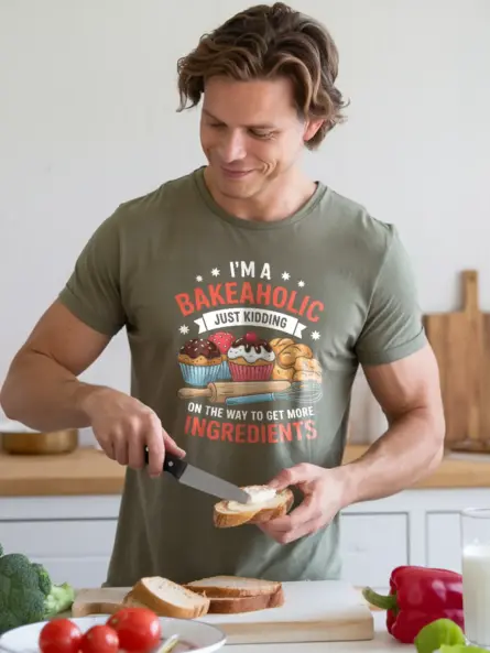 Bakeaholic T-Shirt for Baking Lovers - Image 12