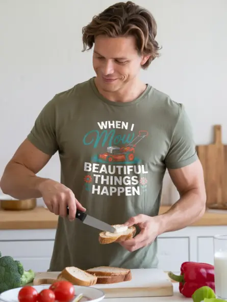 Funny Lawn Mowing T-Shirt for Gardeners - Image 12
