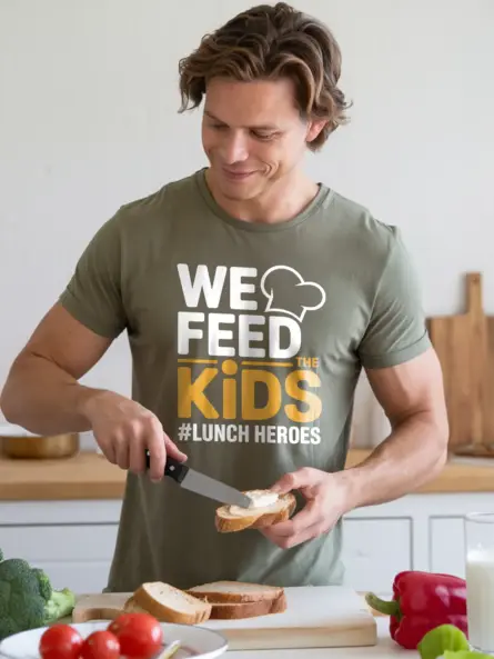 Proud Lunch Hero T-Shirt for Cafeteria Staff - Image 6