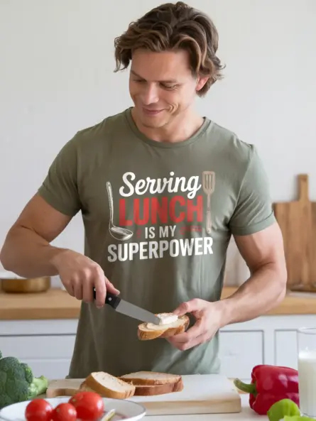 Lunch Lady Superpower T-Shirt for Cafeteria Staff - Image 9