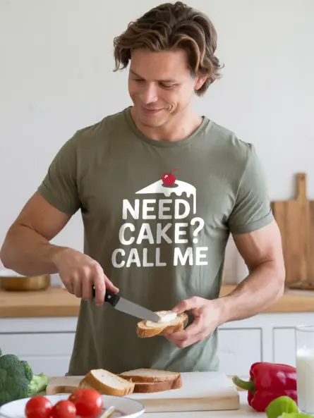Need Cake Call Me T-Shirt - Image 9