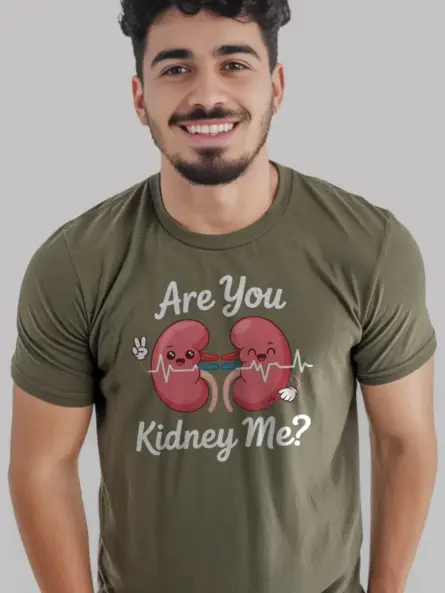 Funny Kidney T-Shirt for Medical Students – Are You Kidney Me - Image 9