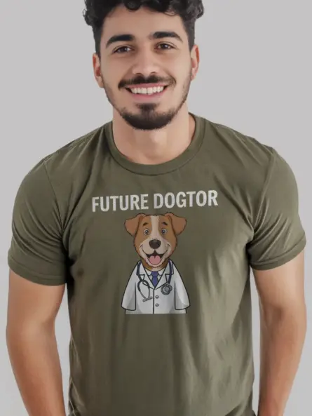 Future Dogtor T-Shirt for Vet Students & Pet Lovers - Image 6