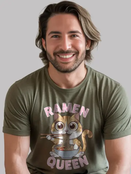Kawaii Ramen Cat T-Shirt for Ramen & Anime Lovers - Image 12
