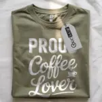 Proud Coffee Lover T-Shirt for Café Fans
