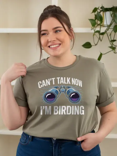 Can't Talk Now I'm Birding – Birding T-Shirt for Birdwatchers - Image 12
