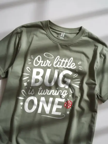 Adorable First Birthday Bug Shirt for Cute Party Photos - Image 11