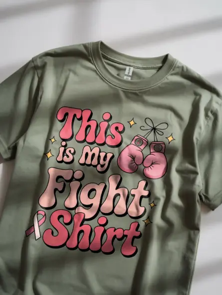 Empowering Breast Cancer Fight Shirt – “This Is My Fight Shirt” Design - Image 5