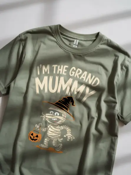 Adorable Grand Mummy Halloween Shirt for Grandma - Image 9