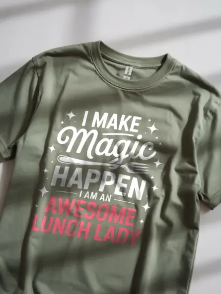 Awesome Lunch Lady T-Shirt for School Staff - Image 11