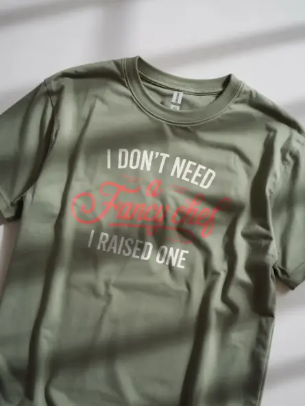 Chef Parent Gift T-Shirt with Supportive Quote - Image 8