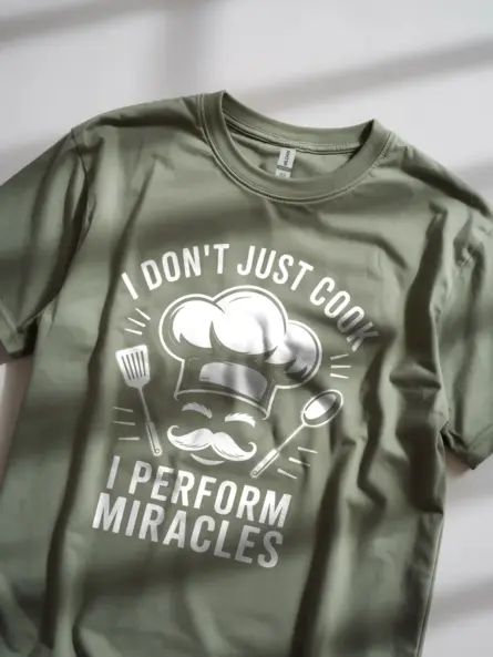 Funny Chef Miracles T-Shirt for Home Cooks - Image 11