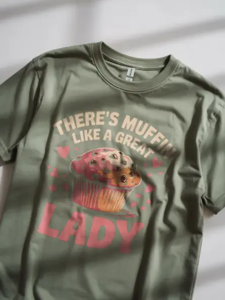Funny Muffin Lover T-Shirt Retro Style - Image 11