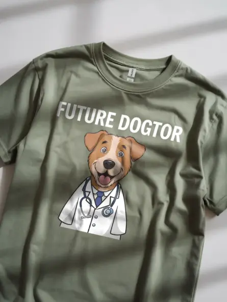 Future Dogtor T-Shirt for Vet Students & Pet Lovers - Image 5