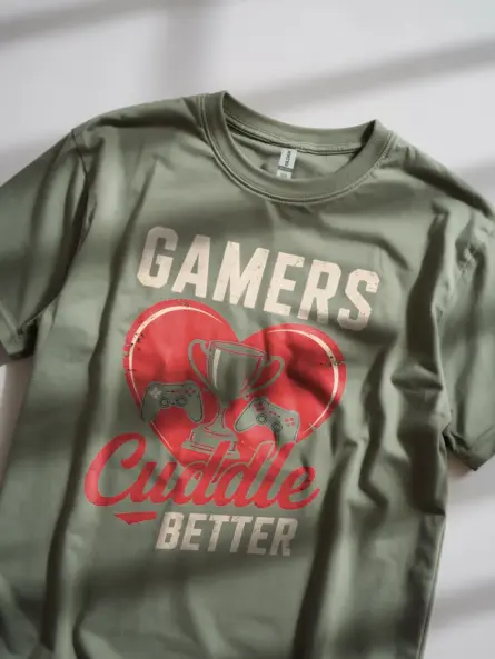 Romantic Gamer T-Shirt for Couples - Image 3