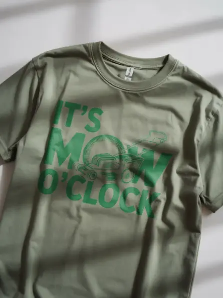 It's Mow O'Clock T-Shirt for Lawn Lovers - Image 9