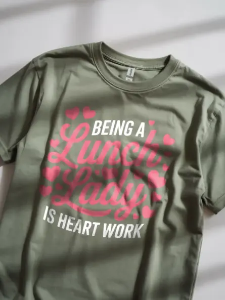 Lunch Lady Appreciation T-Shirt – Heart Work Graphic Tee - Image 11