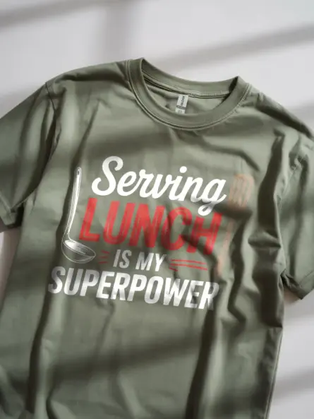 Lunch Lady Superpower T-Shirt for Cafeteria Staff - Image 8