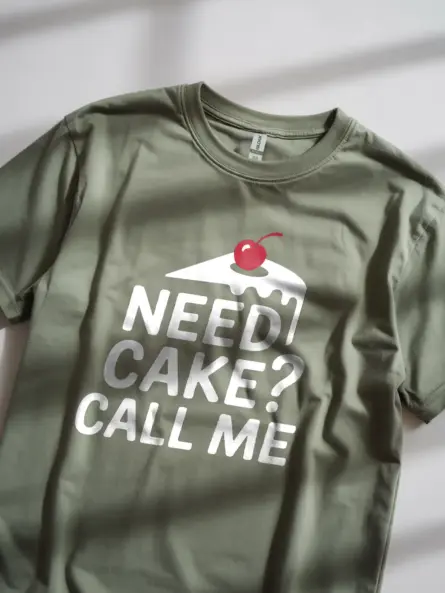 Need Cake Call Me T-Shirt - Image 8