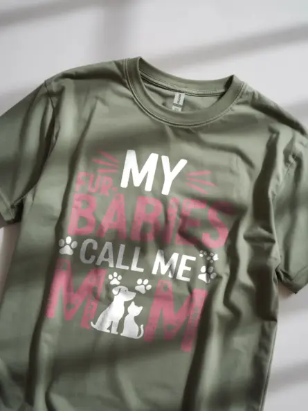 Adorable Pet Mom T Shirt – My Fur Babies Call Me Mom Tee - Image 8