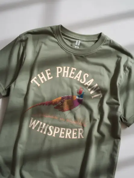 Pheasant Whisperer T-Shirt for Hunters – Vintage Outdoor Graphic Tee - Image 11