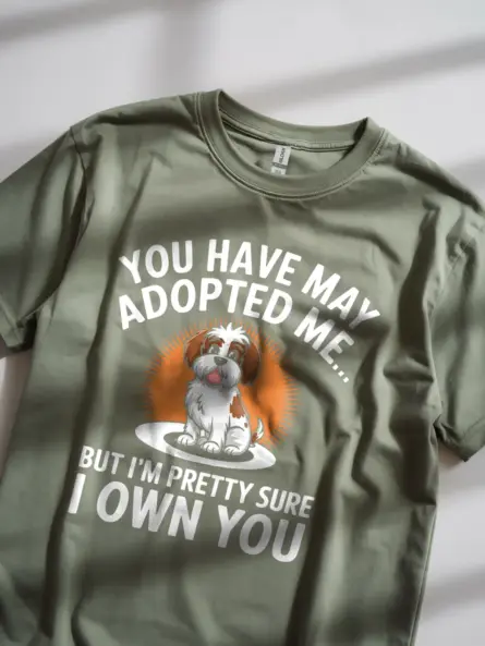 Funny Shih Tzu Rescue T-Shirt for Dog Adoption Lovers - Image 5