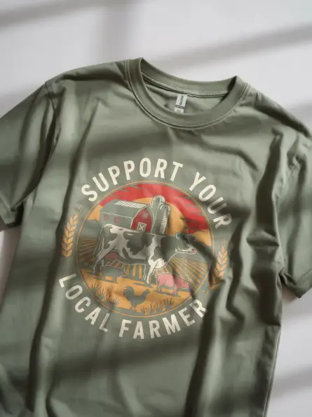 Support Your Local Farmer T-Shirt - Image 12