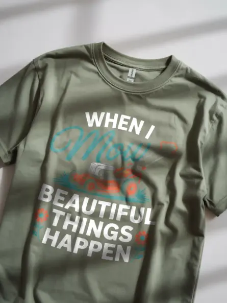 Funny Lawn Mowing T-Shirt for Gardeners - Image 9