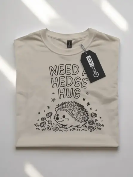 Cute Hedgehog T-Shirt – Need a Hedge Hug Tee - Image 7