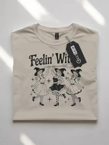 pin-up witch t-shirt
