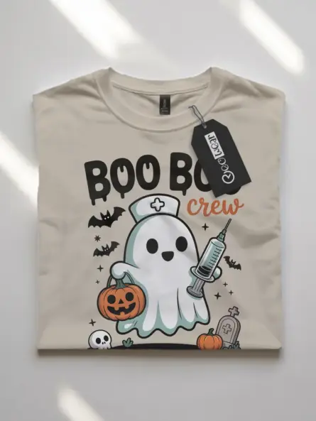 boo crew nurse t-shirt
