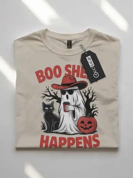 cowboy ghost Halloween shirt