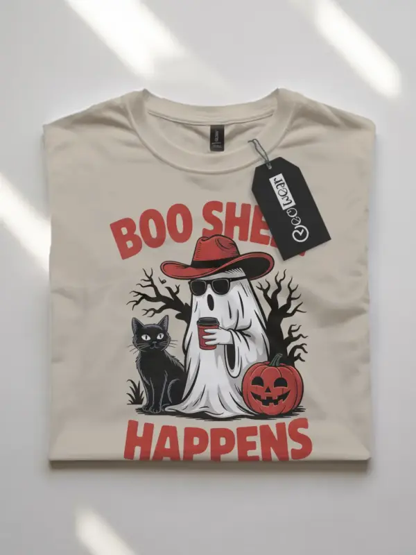 cowboy ghost Halloween shirt