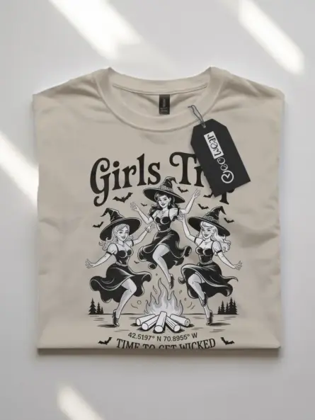 Epic Girls Trip Witch T-Shirt for Halloween Parties - Image 8