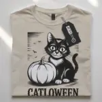 vintage cat Halloween shirt