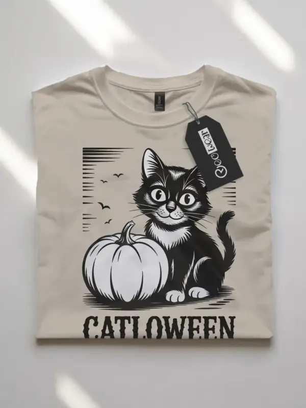 vintage cat Halloween shirt