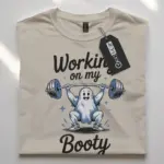 funny ghost workout t-shirt