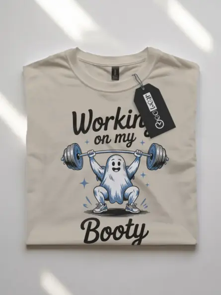 funny ghost workout t-shirt